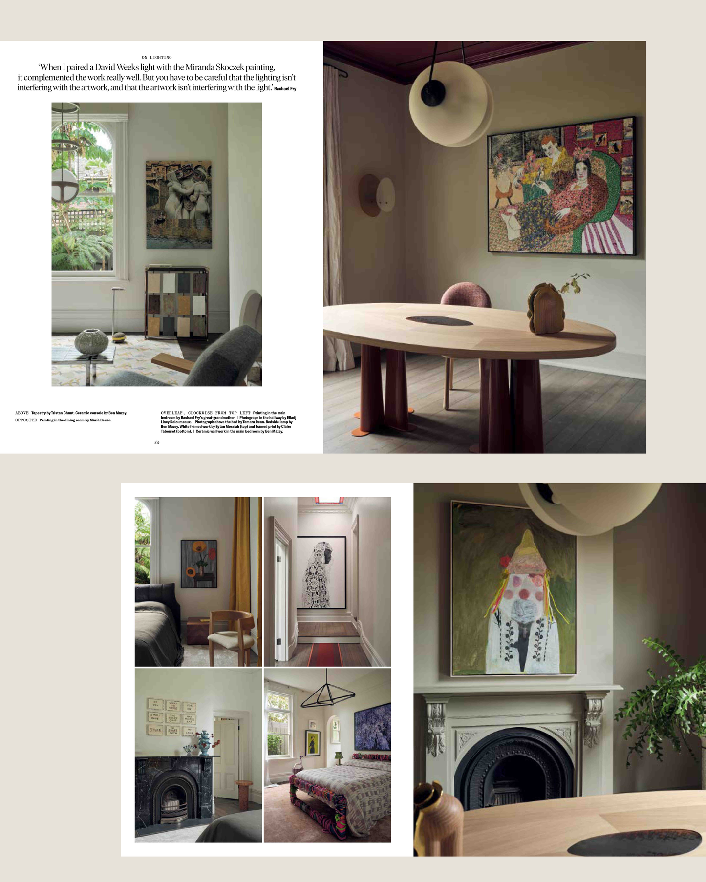 COLLECTING: LIVING WITH ART - BY KYM ELPHINSTONE