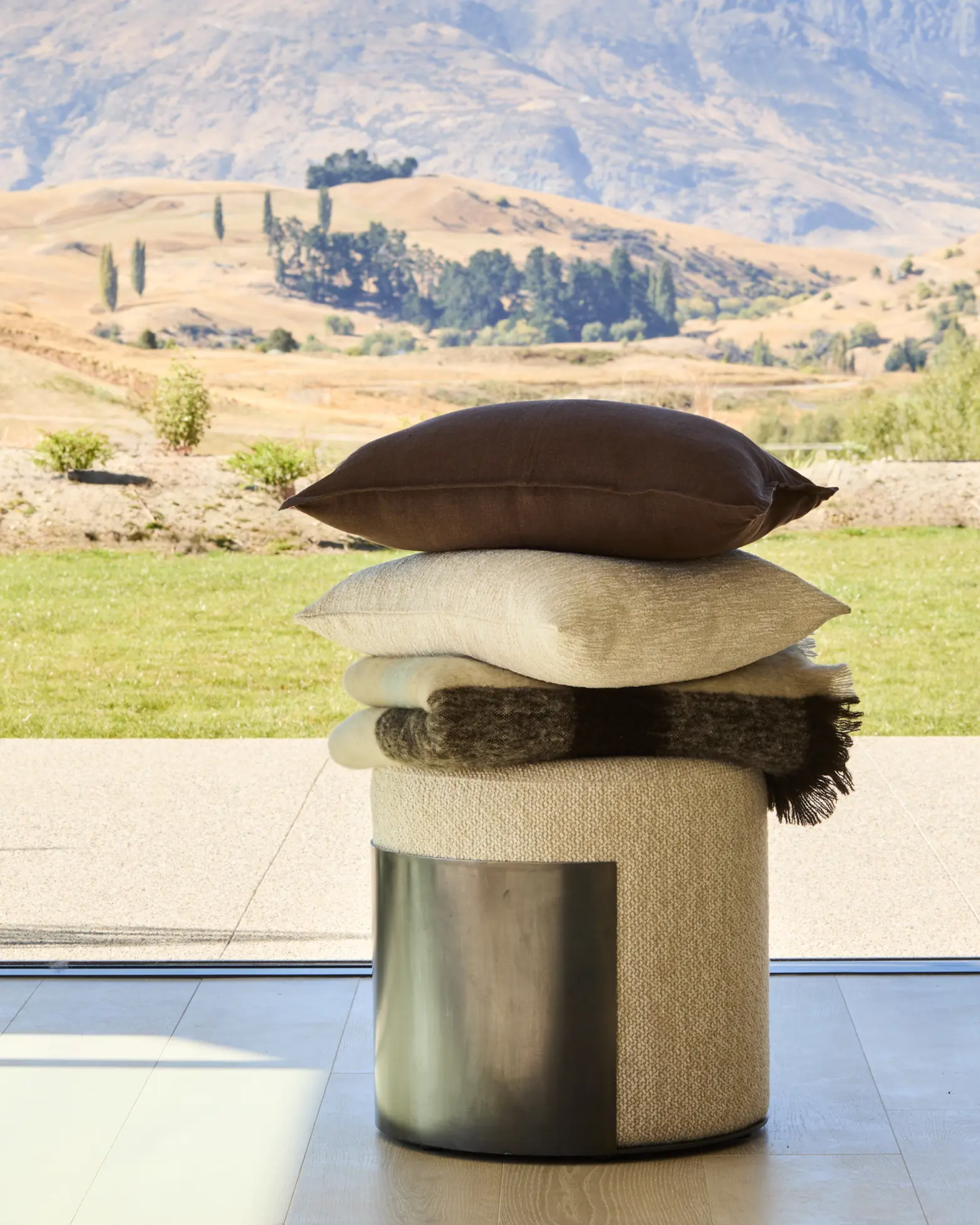 COMO CUSHION COVER 50 x 50 - COCOA