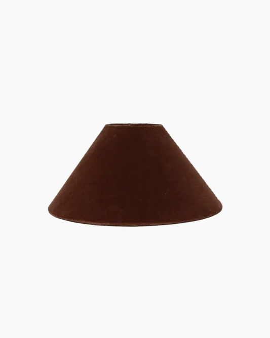 COOLIE VELVET SHADE CINNAMON - 35CM