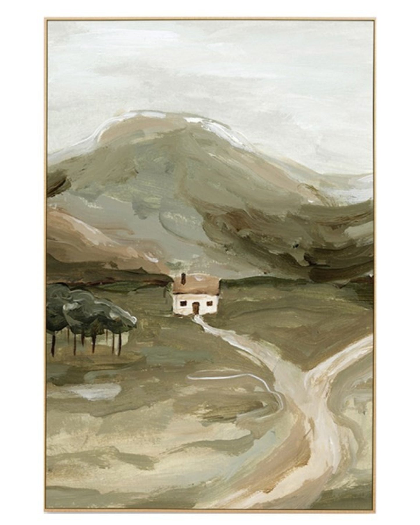 COTTAGE FRAMED CANVAS