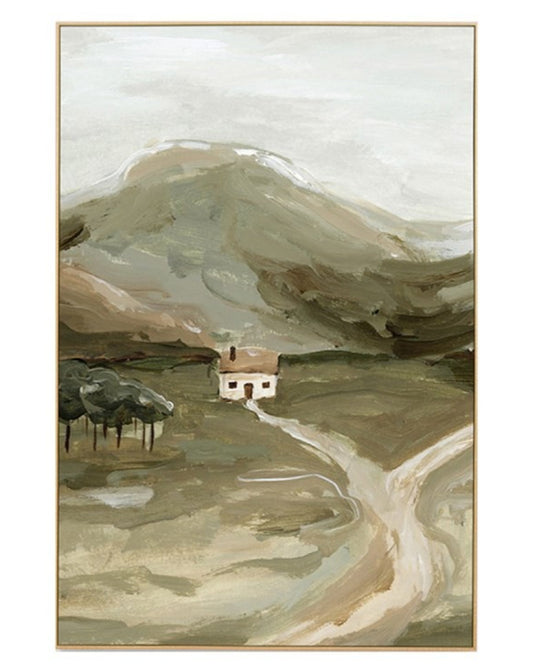 COTTAGE FRAMED CANVAS
