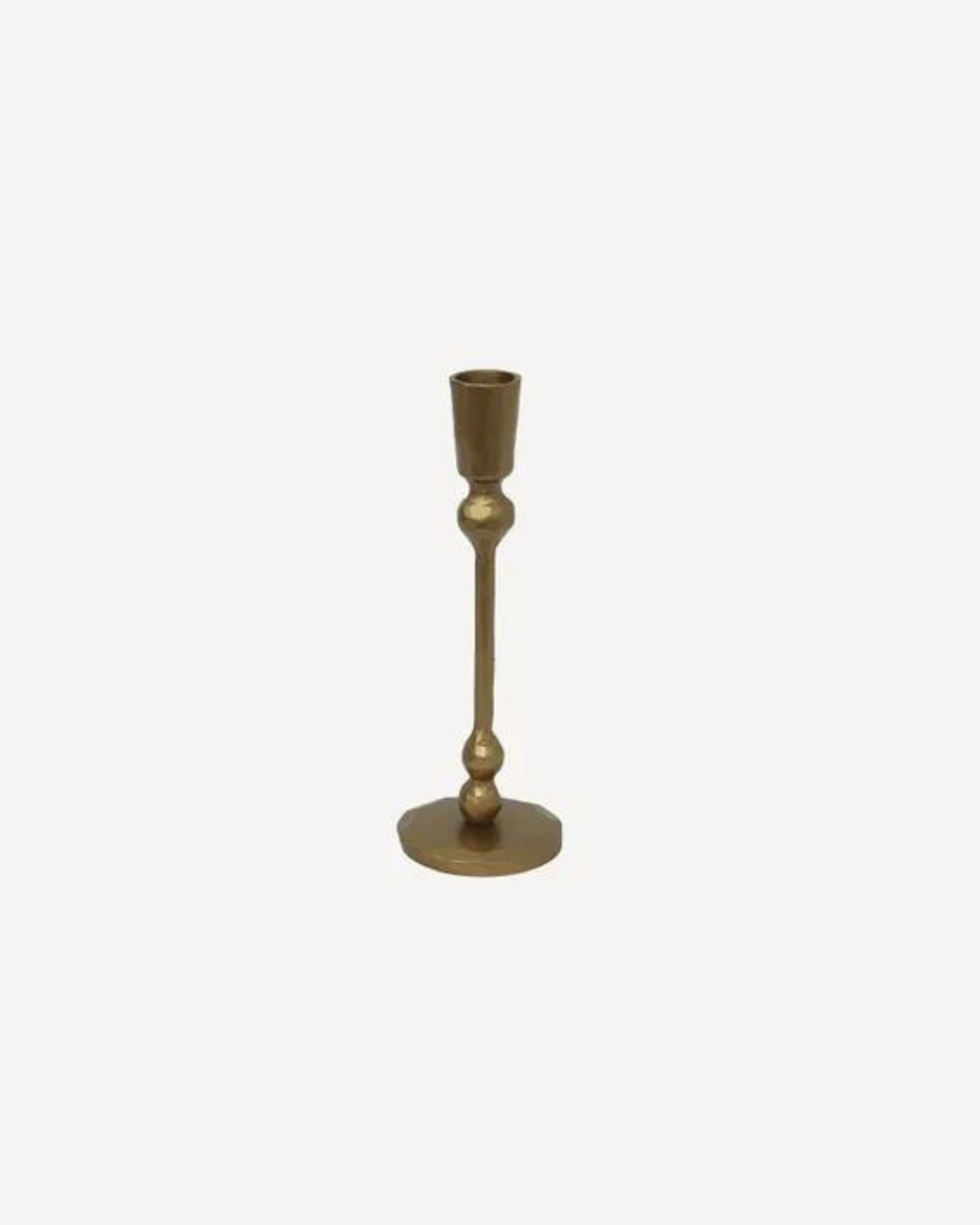 EDDIE GOLD CANDLE STICK HOLDER