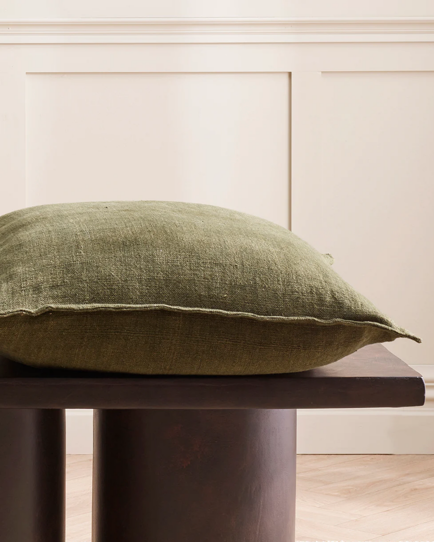 Flaxmill Handwoven Linen Cushion 60x60