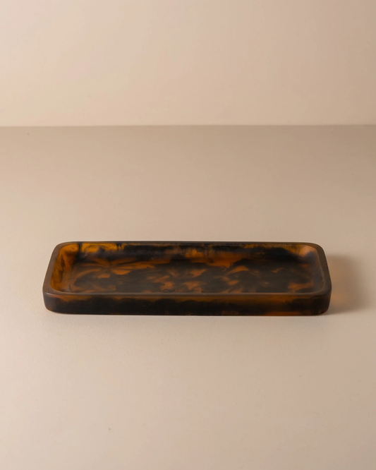 FLOW RESIN BATHROOM TRAY - EARTH