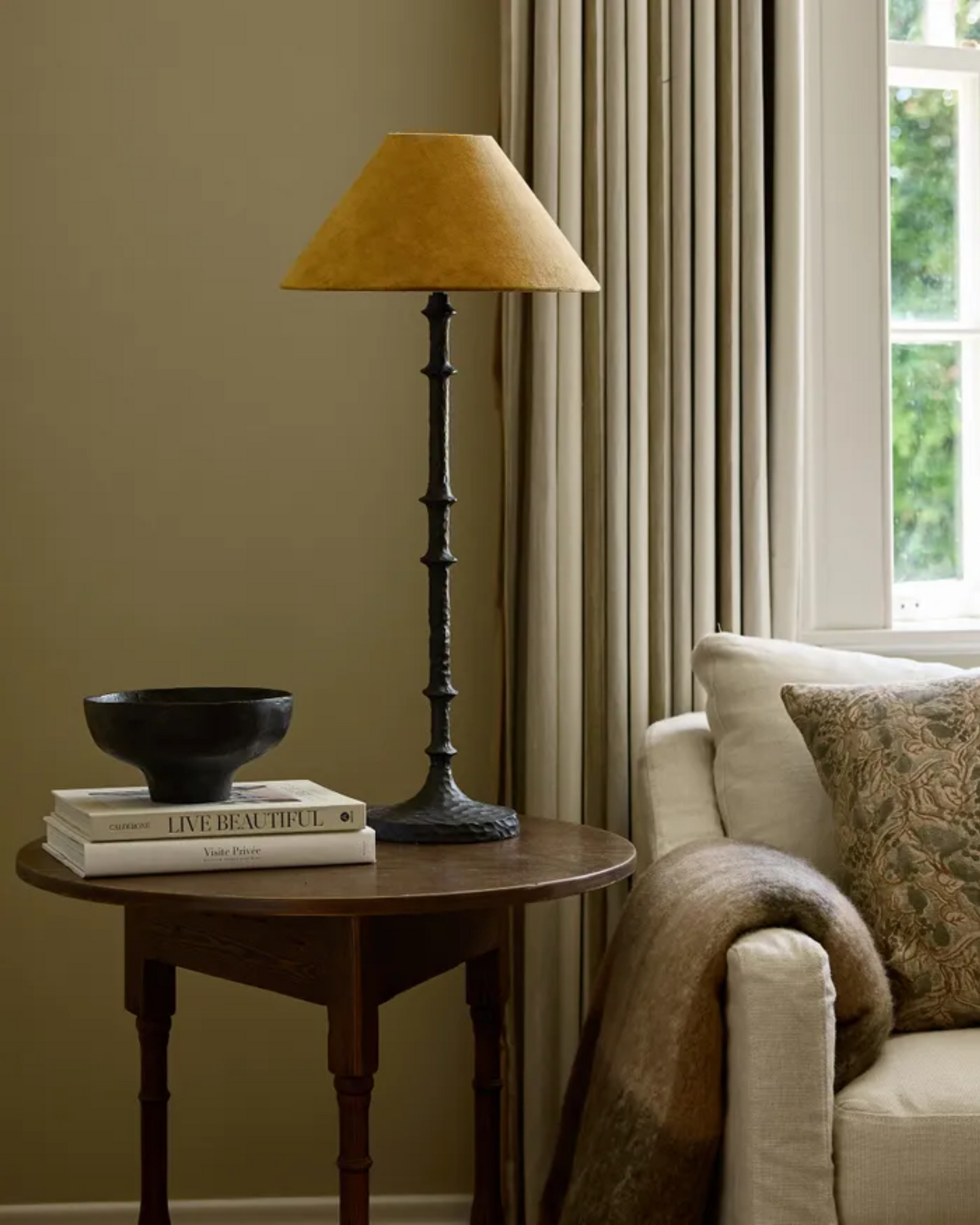 Hammered Table Lamp Base