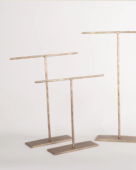 HANDMADE BRASS JEWELLERY STAND - SMALL
