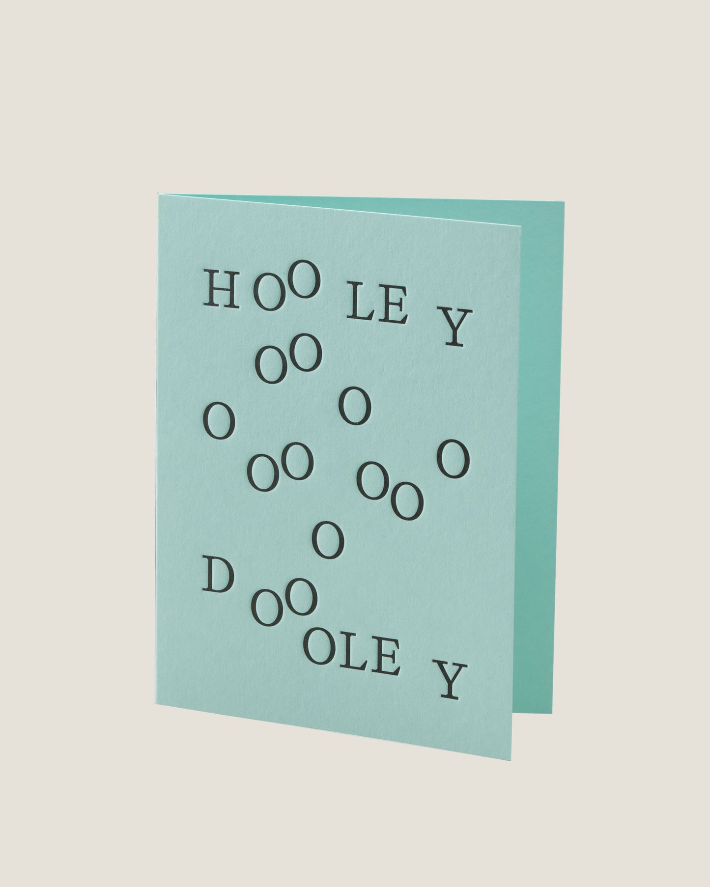 HOOLEY DOOLEY - SHORT TALK GREETING CARD