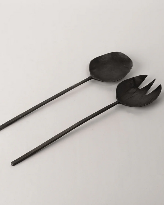 ANTIQUE FINISH IRON THIN HANDLE SERVERS