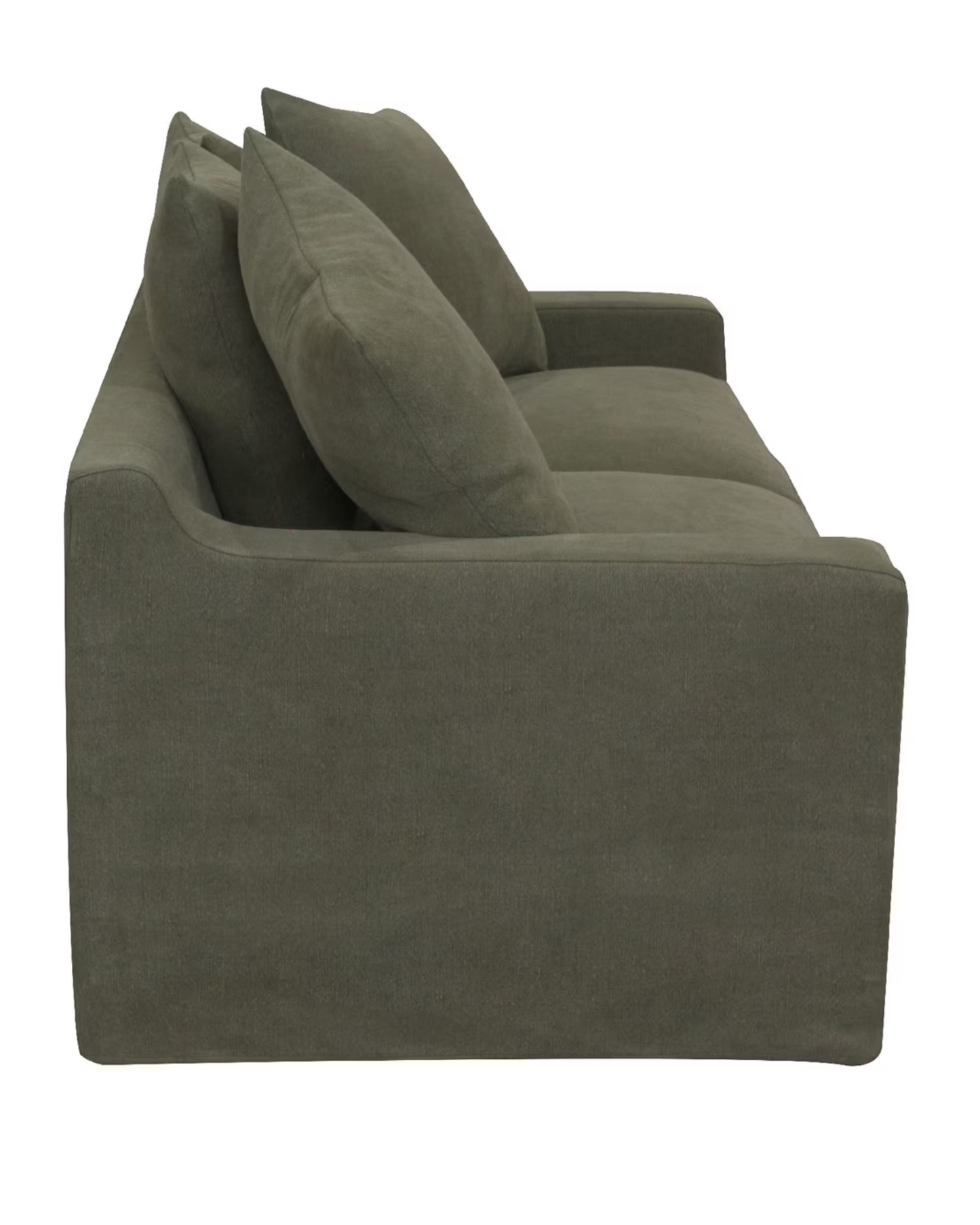 LUCCA TWO SEATER SOFA - OLIVE