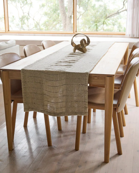 MAYLA HANDWOVEN LINEN RUNNER