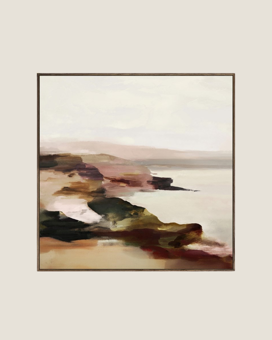 MIRA - HAND EMBELLISHED FRAMED CANVAS