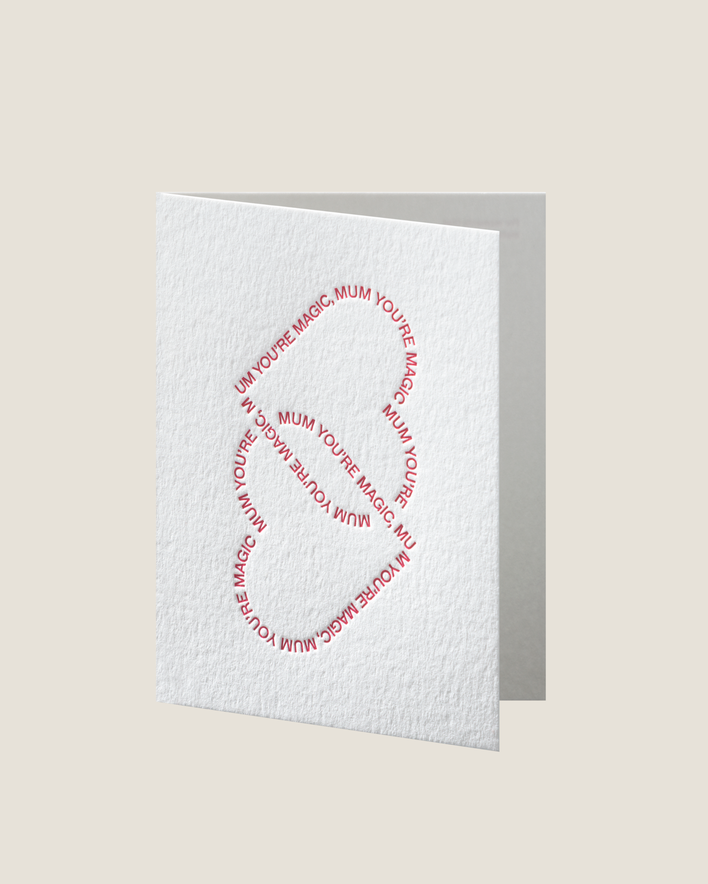 MUM YOU'RE MAGIC - SHORT TALK GREETING CARD