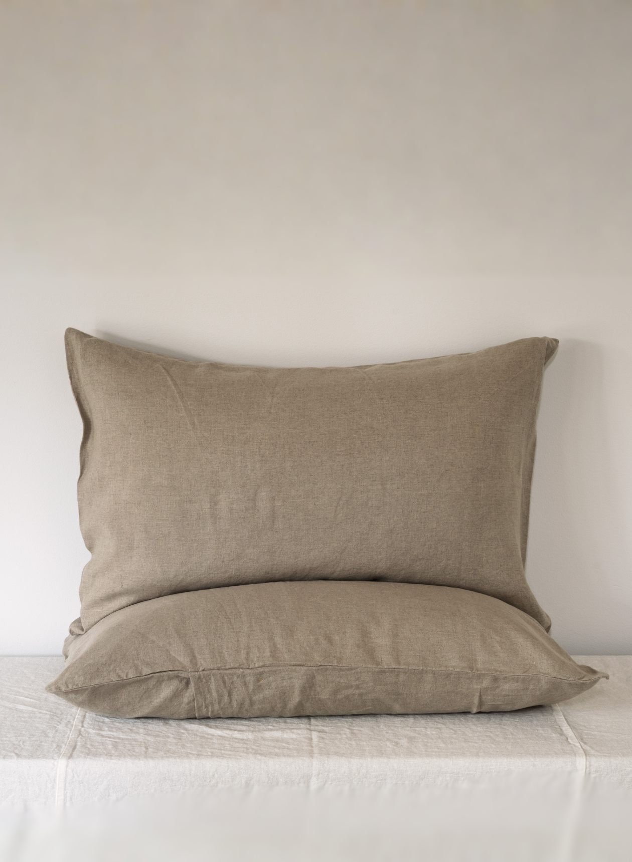 LE LIN - STANDARD PILLOW CASE SET - NATURAL