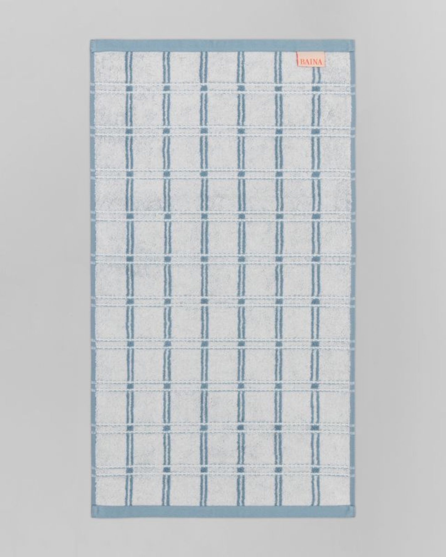 BAINA NESS HAND TOWEL - CELESTE & CHALK
