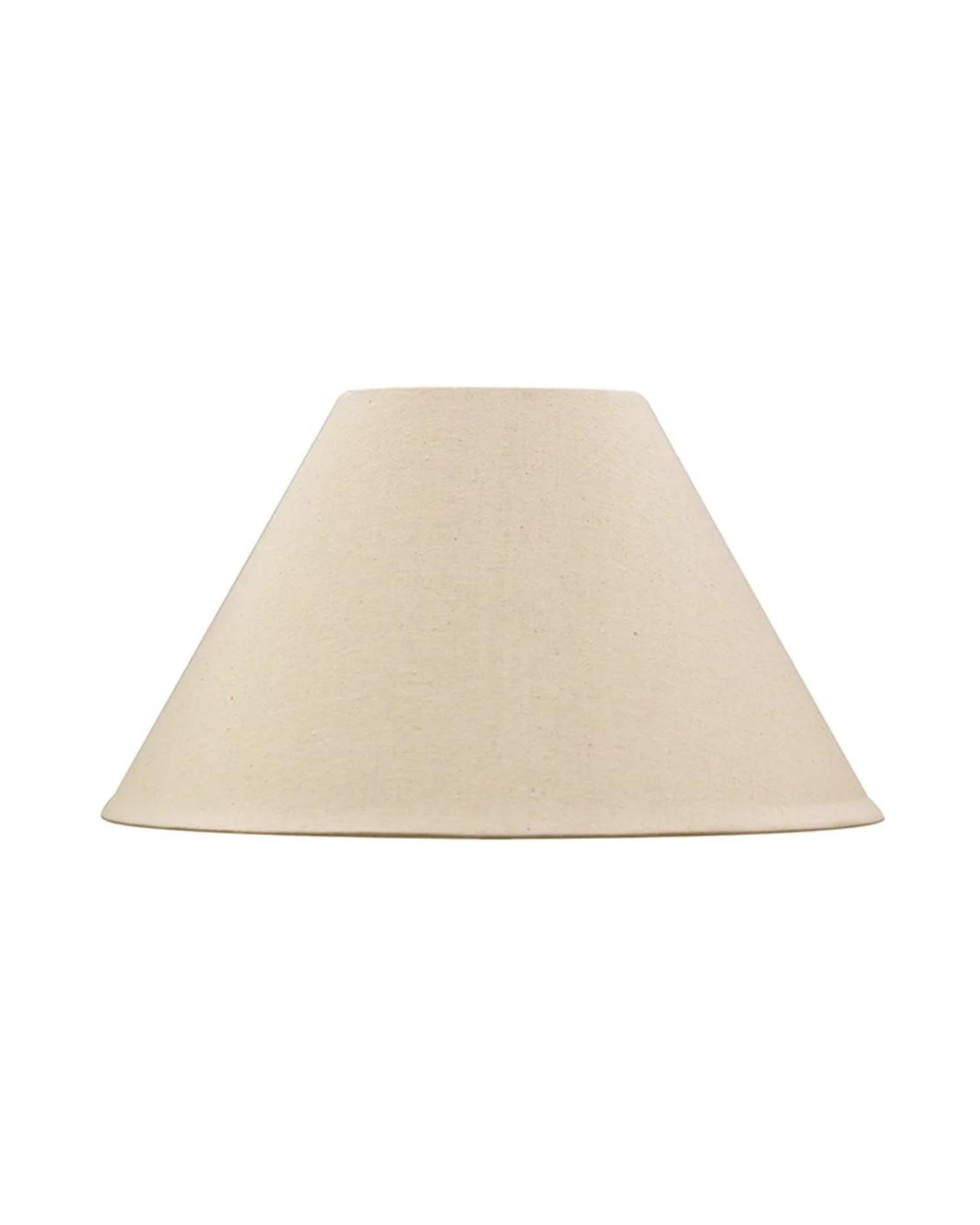 The OATMEAL 31CM LAMPSHADE by CC interiors, featuring a neutral beige tone reminiscent of oatmeal, sits elegantly against a white background.