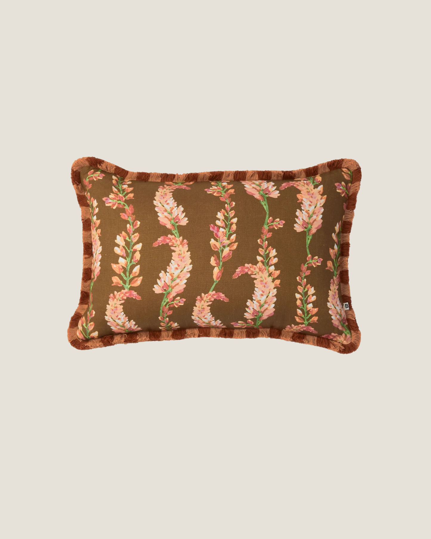 PENNY CUSHION - BROWN 60X40