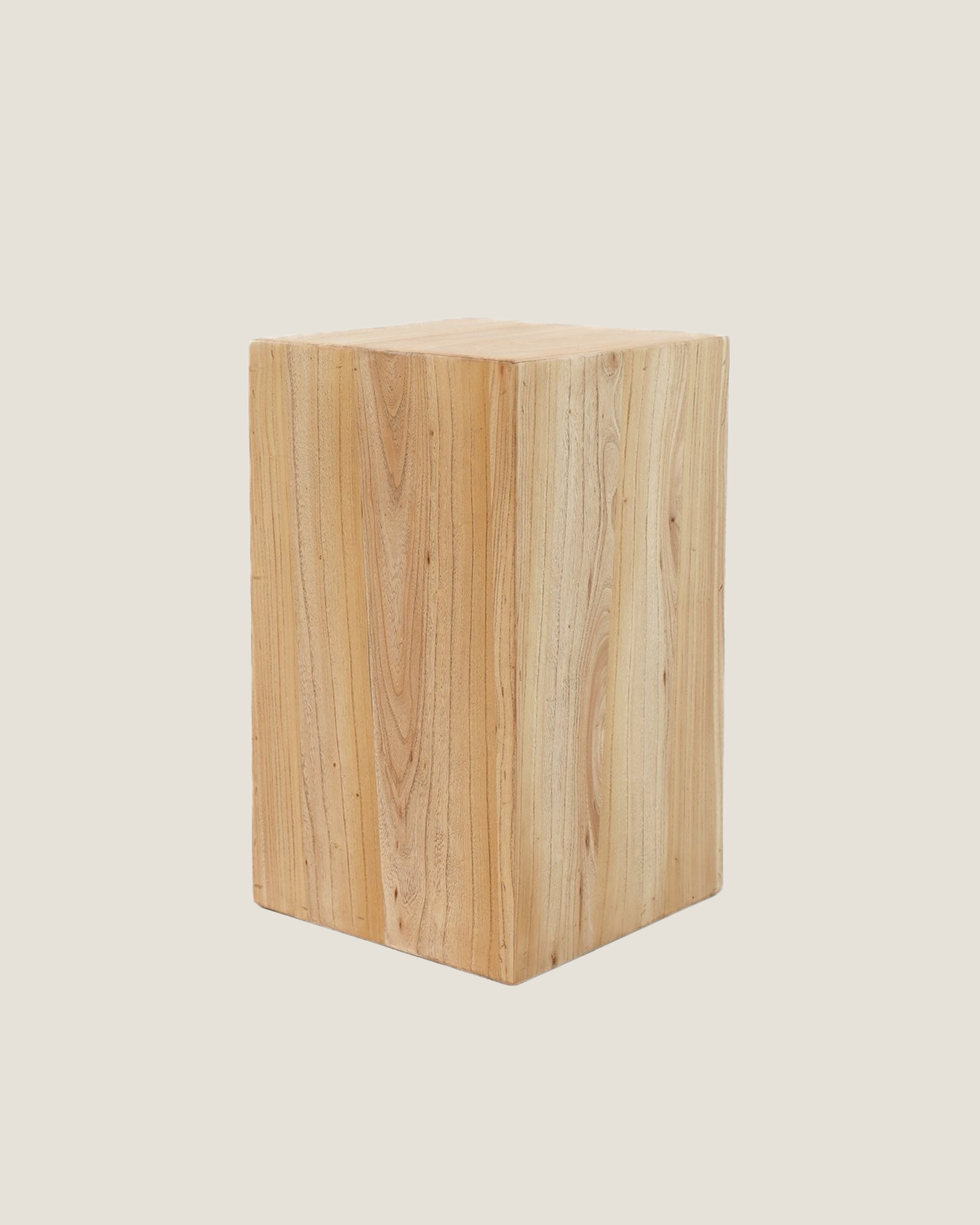PLINTH SIDE TABLE - NATURAL