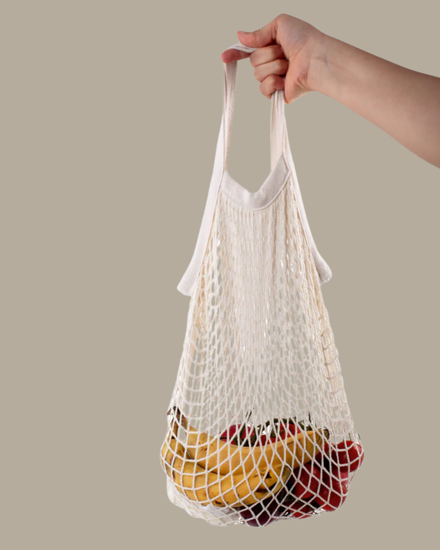NATURAL WEAVE COTTON SHOPPING BAG