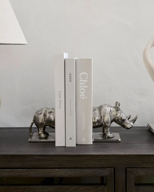 RHINO BOOKENDS