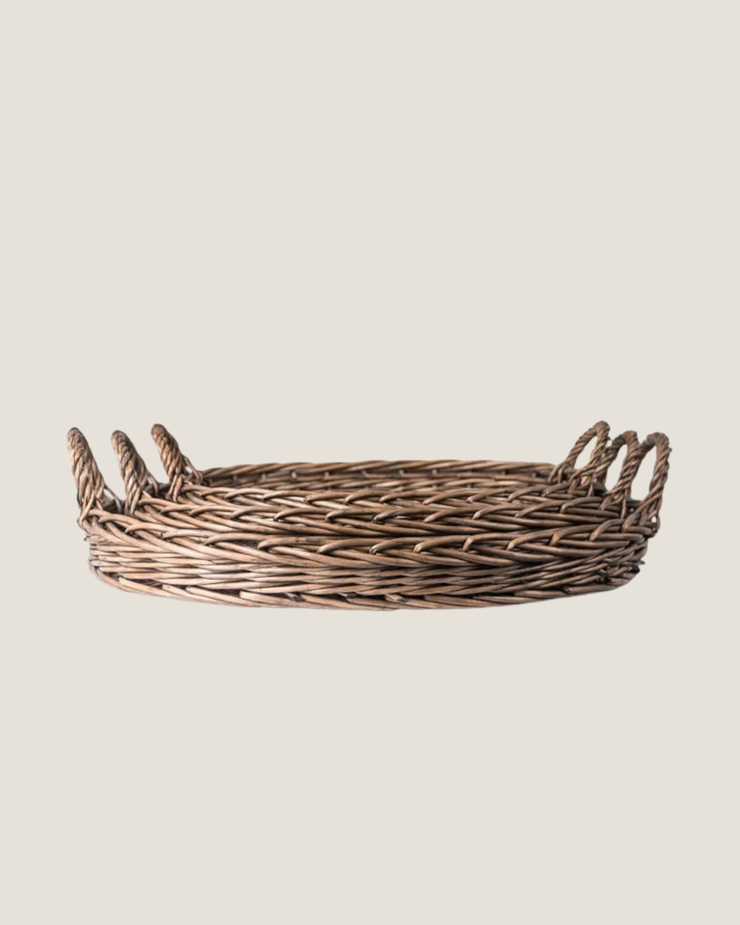 RIVIERA OVAL WICKER TRAY - MEDIUM