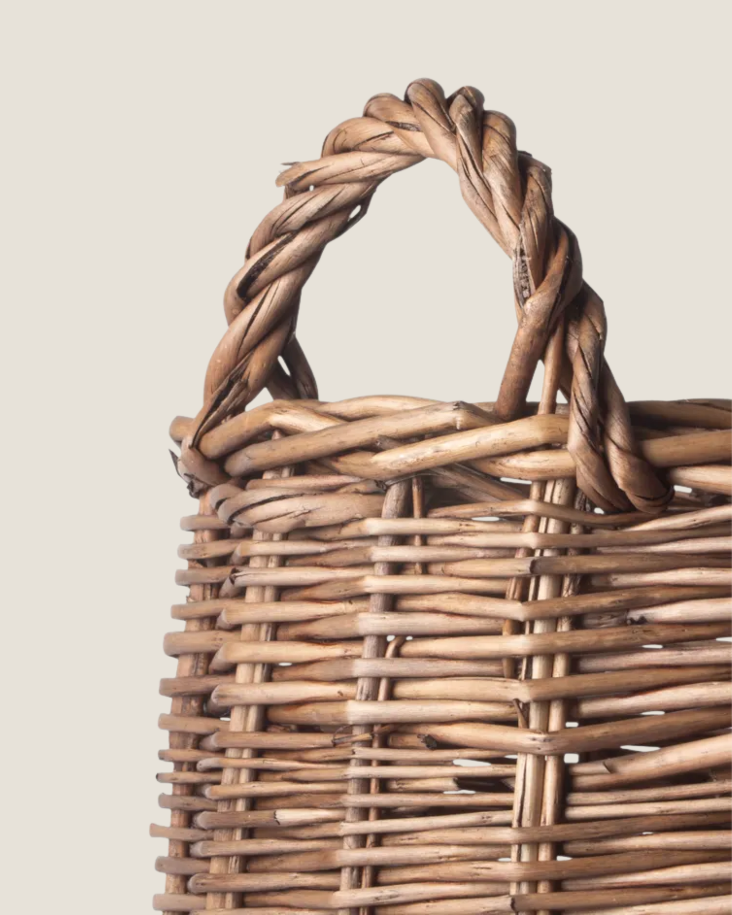 RIVIERA WOVEN ROUND BASKET - SMALL