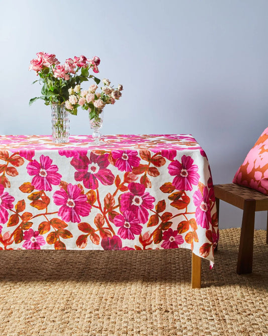 ROSETTA PINK TABLECLOTH