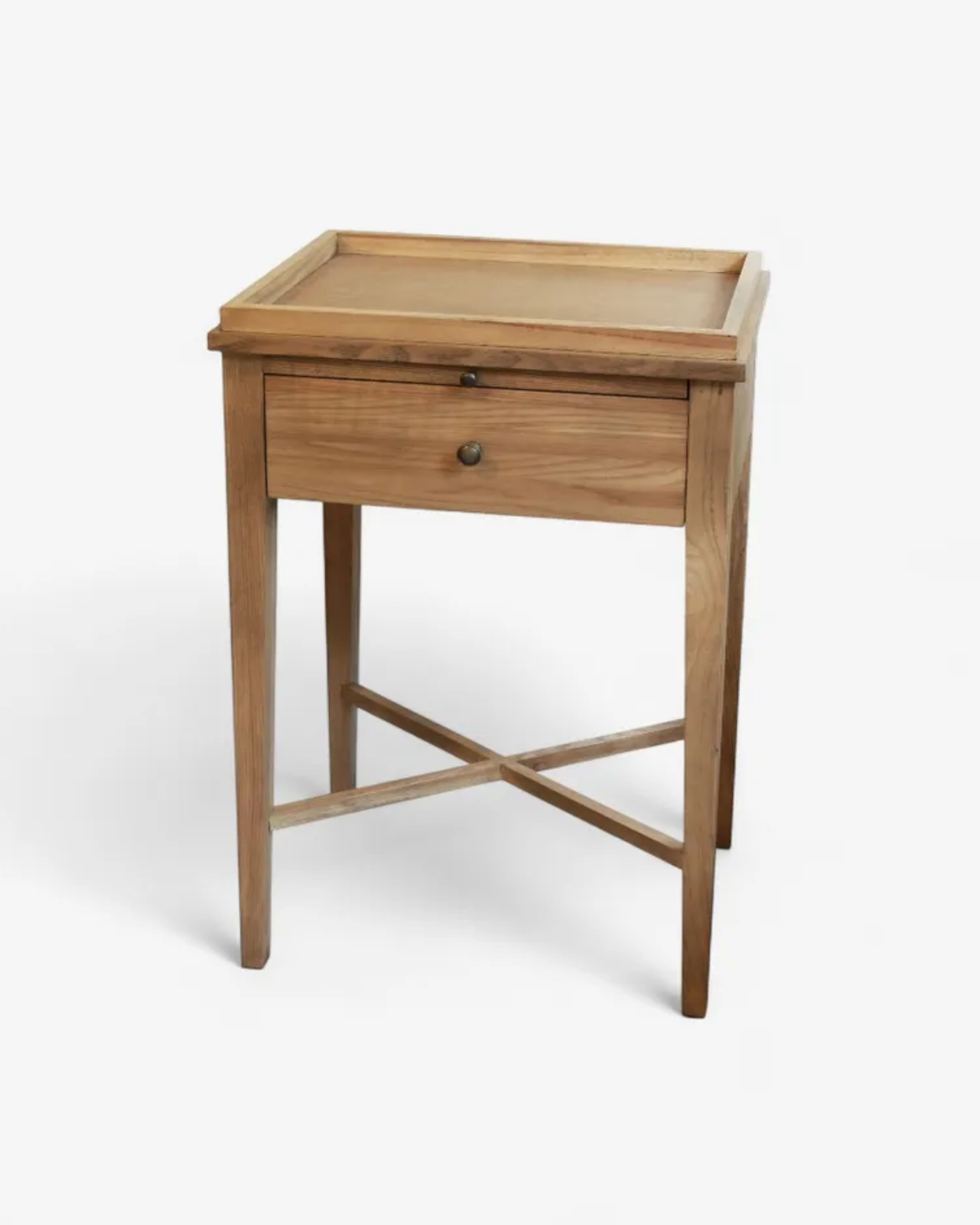 SASKIA BEDSIDE TABLE - NATURAL OAK