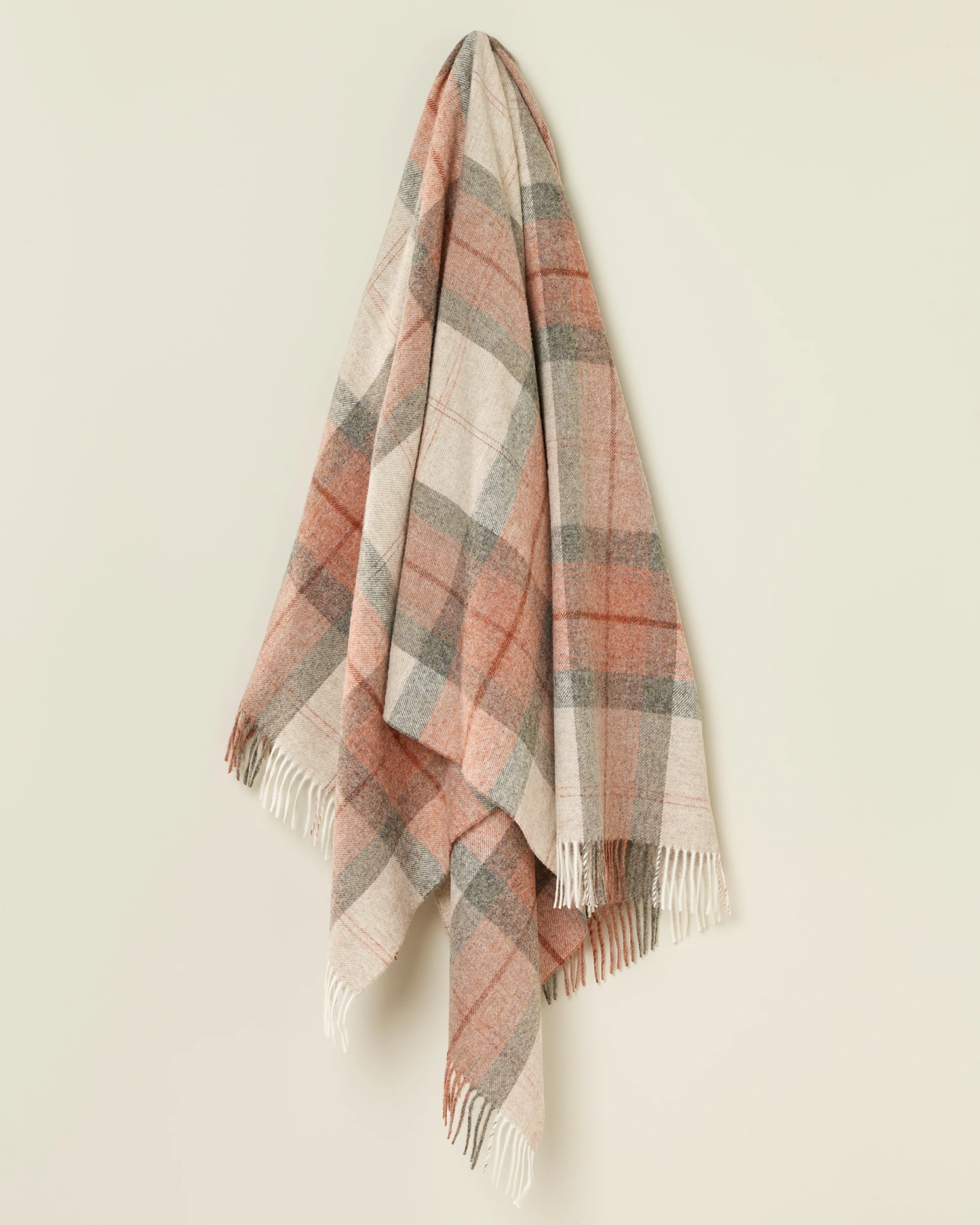 SKY NZ WOOL THROW - CORAL