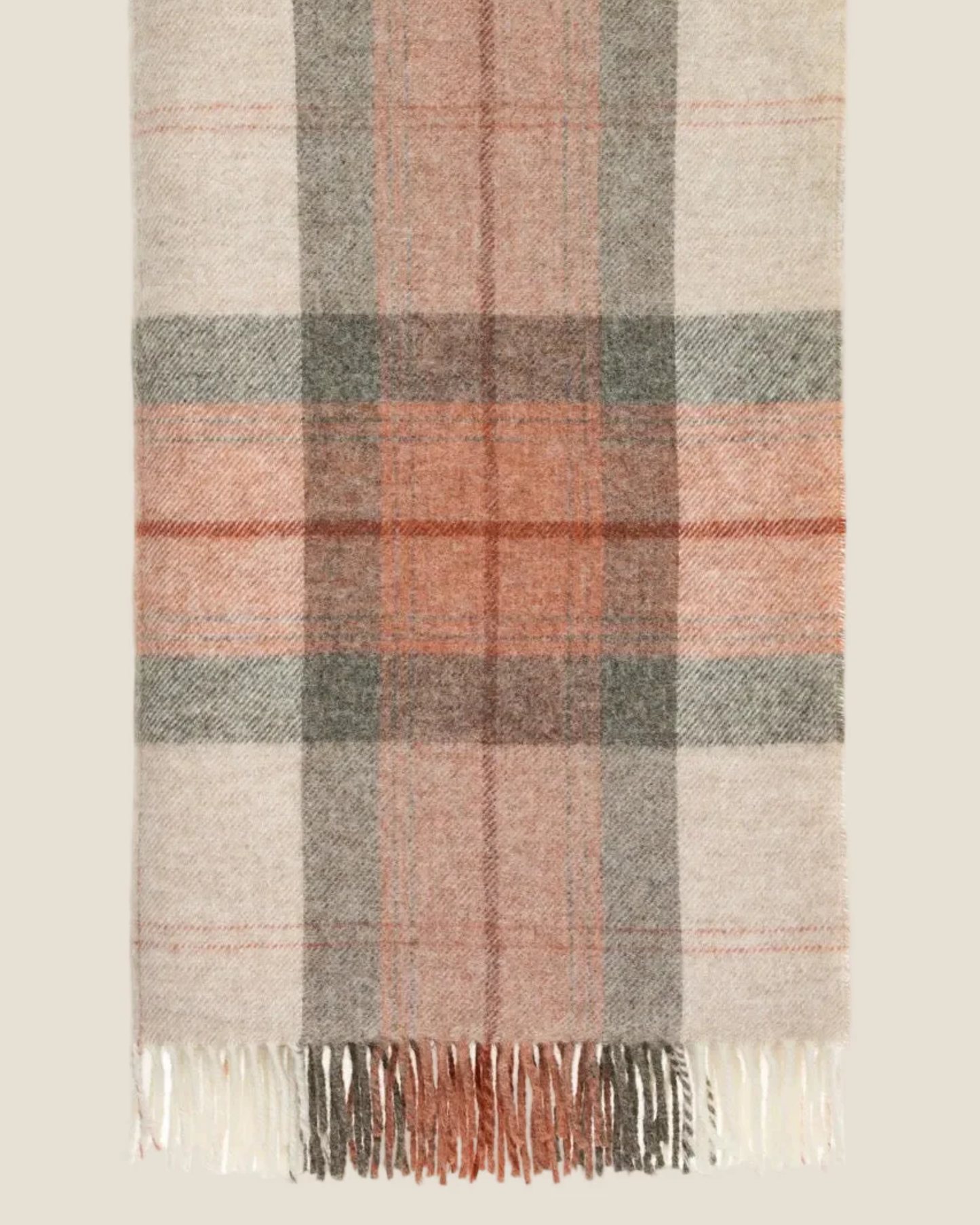 SKY NZ WOOL THROW - CORAL