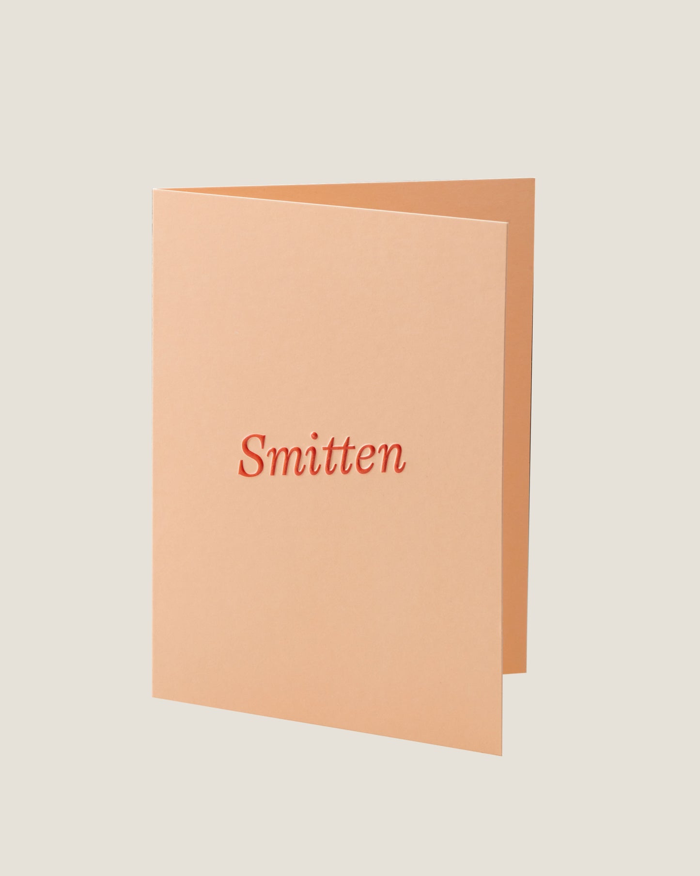 SMITTEN - SHORT TALK GREETING CARD