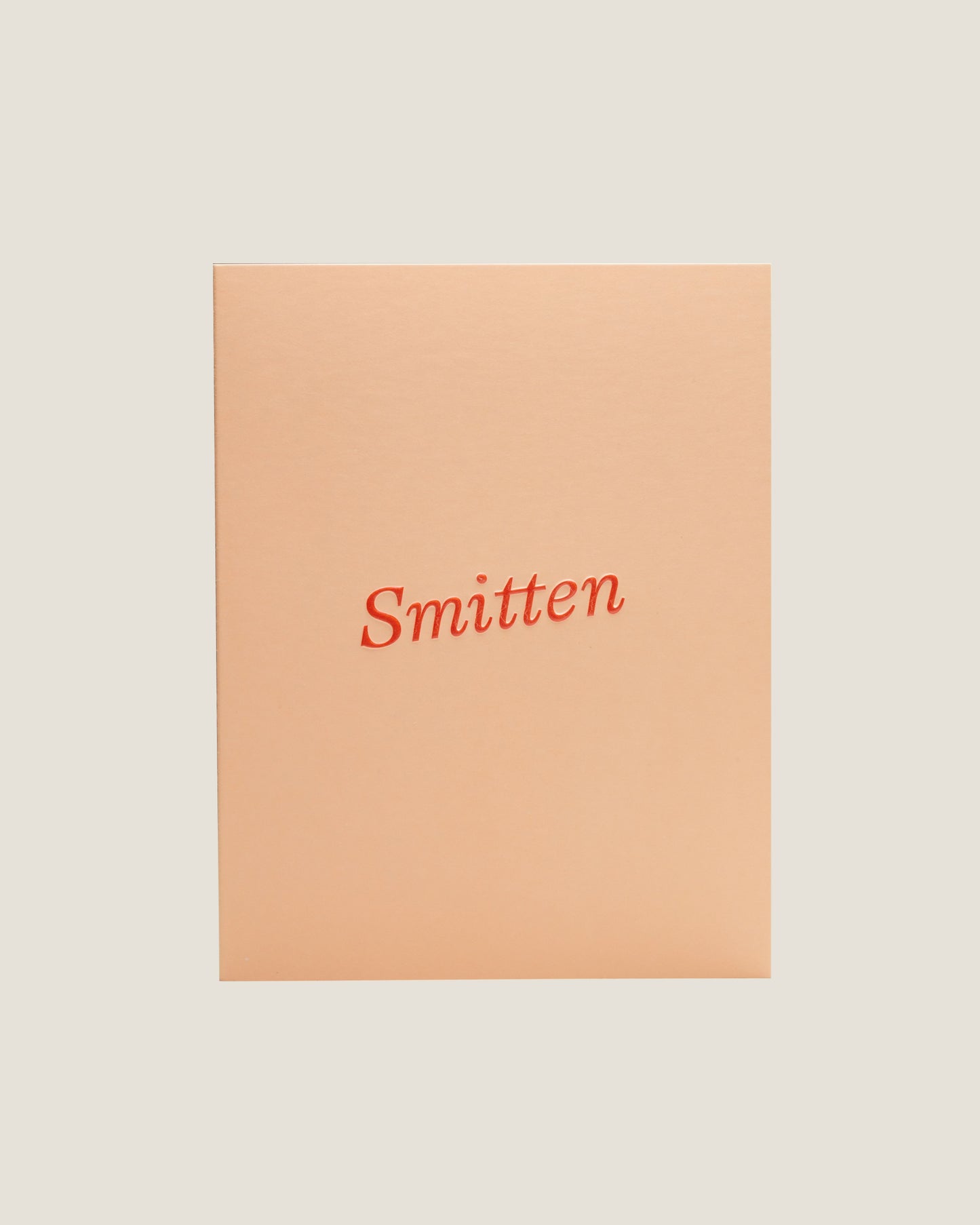 SMITTEN - SHORT TALK GREETING CARD