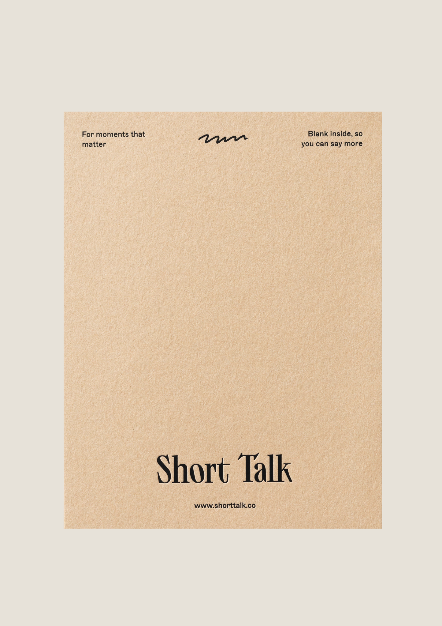 HOORAY - SHORT TALK GREETING CARD