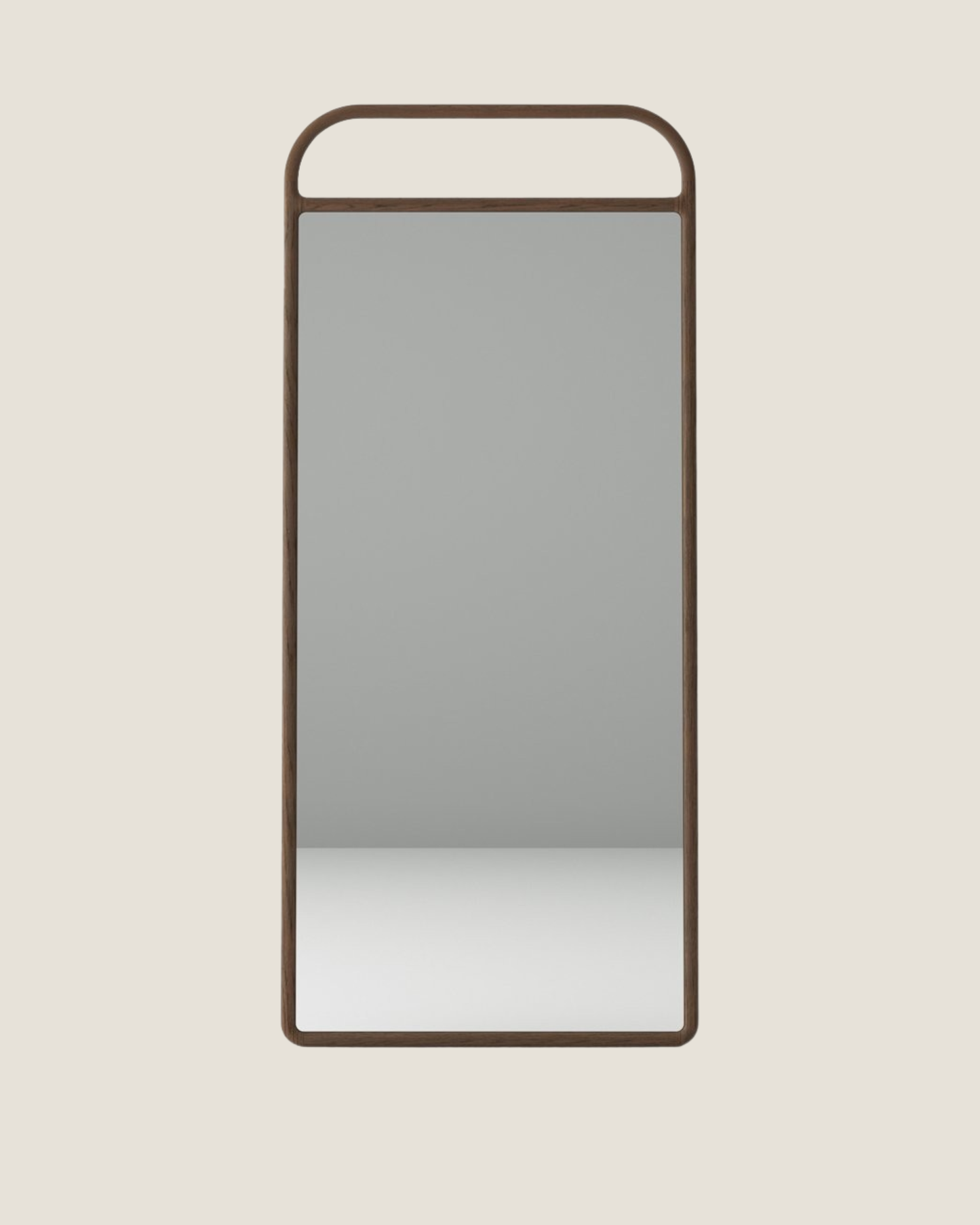 TERA LEANER MIRROR - WALNUT