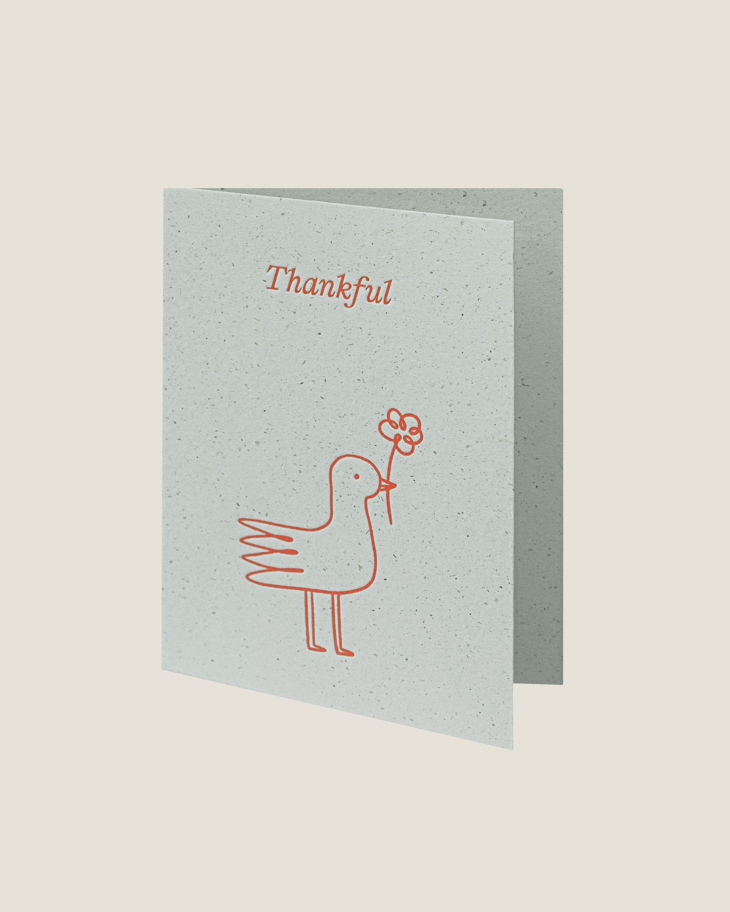 THANKFUL - SHORT TALK GREETING CARD