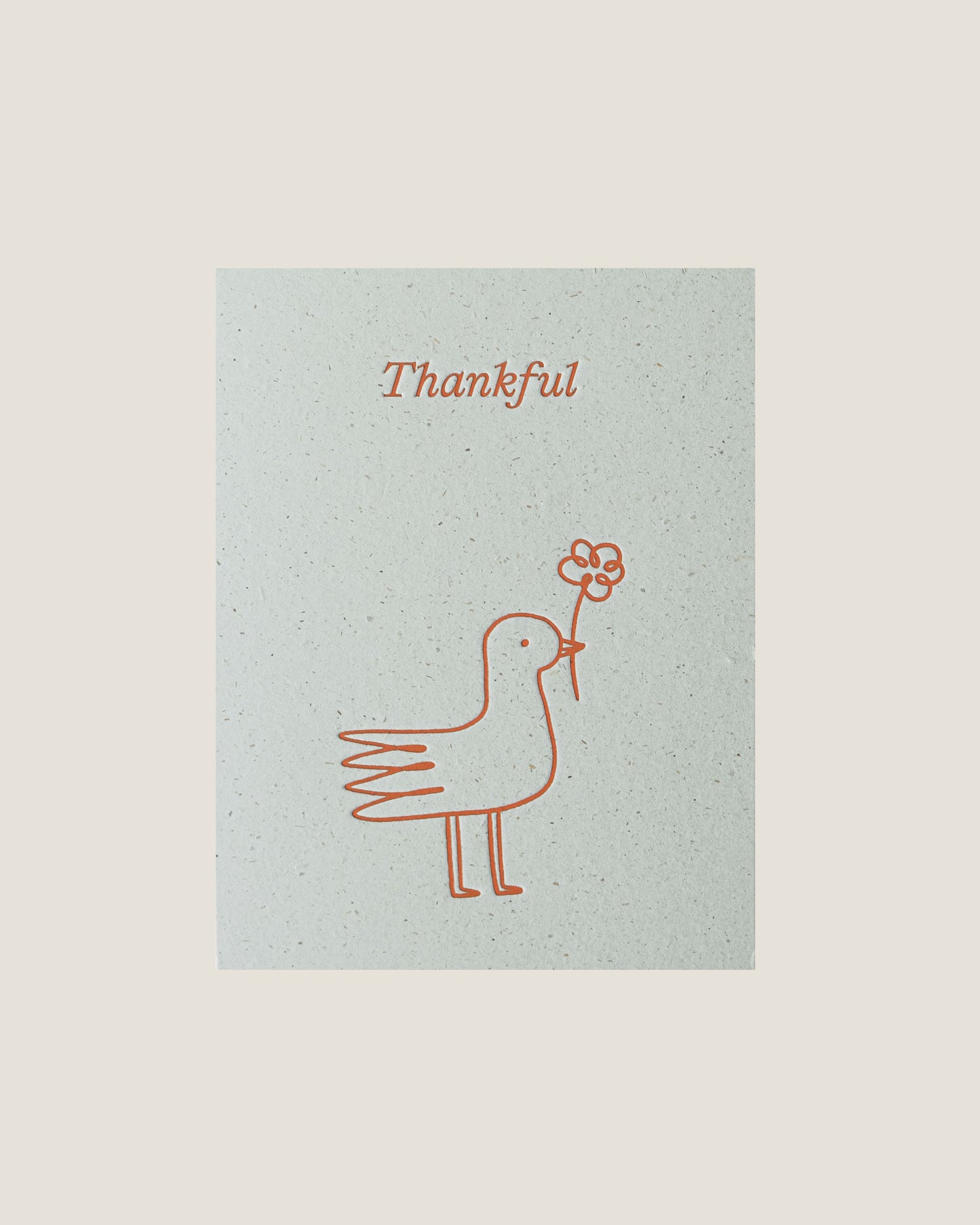 THANKFUL - SHORT TALK GREETING CARD