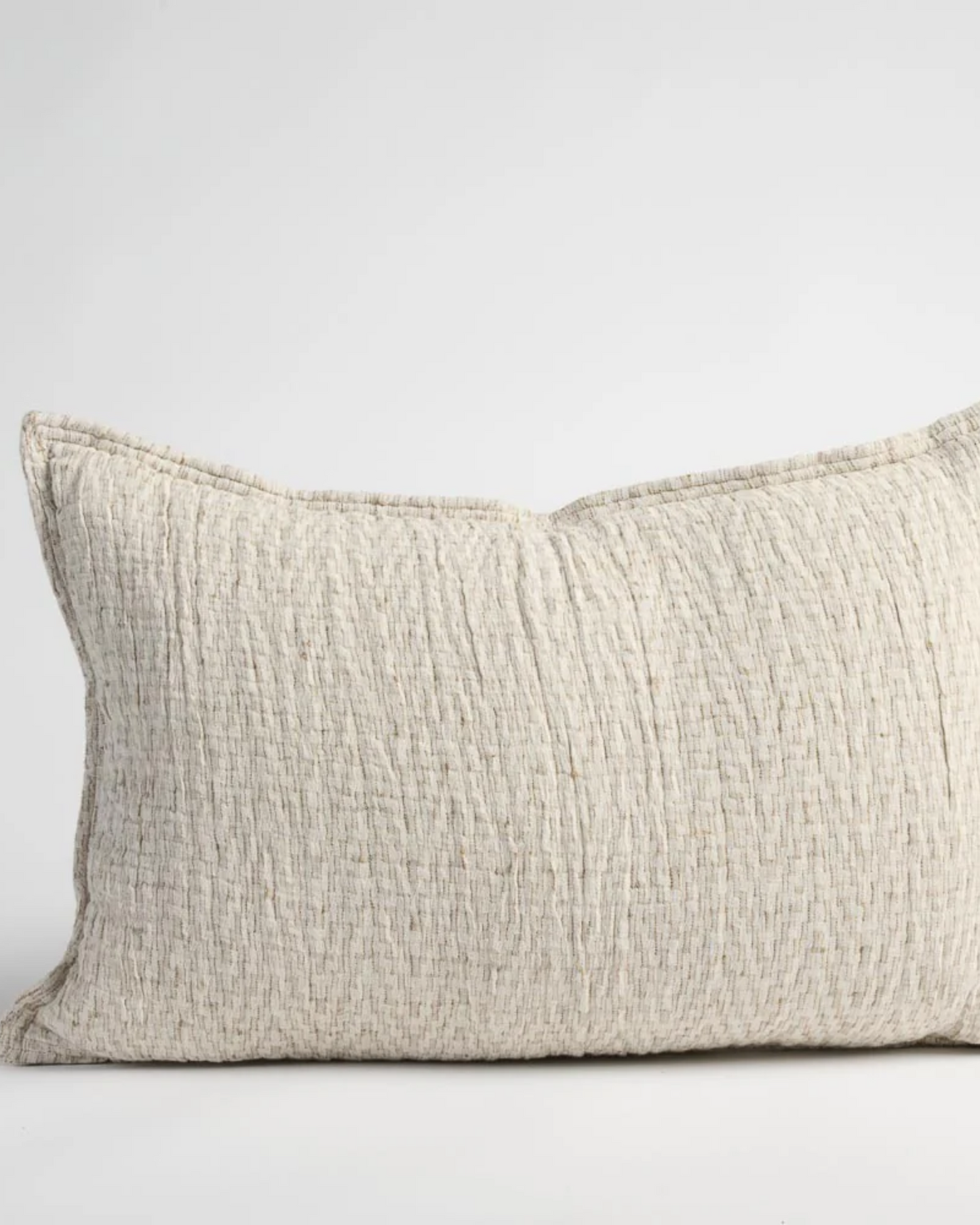 BLOSSOM REVERSIBLE FILLED CUSHION - CHOCOLATE/IVORY 40 x 60
