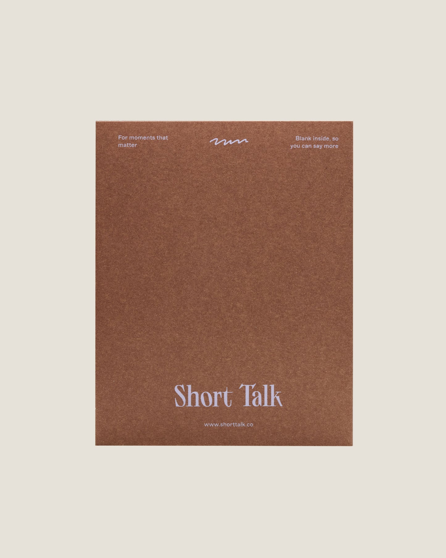 THIS YEAR IS YOURS - SHORT TALK GREETING CARD