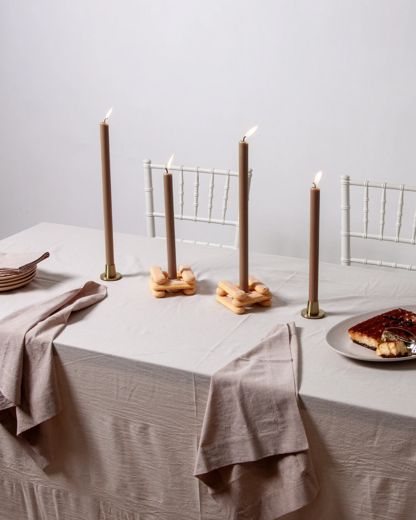 30CM DINNER CANDLES - TWO PACK