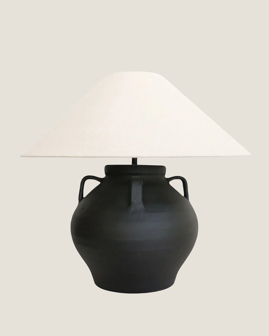 TUSCAN STYLE LAMP - WITH COOLIE SHADE