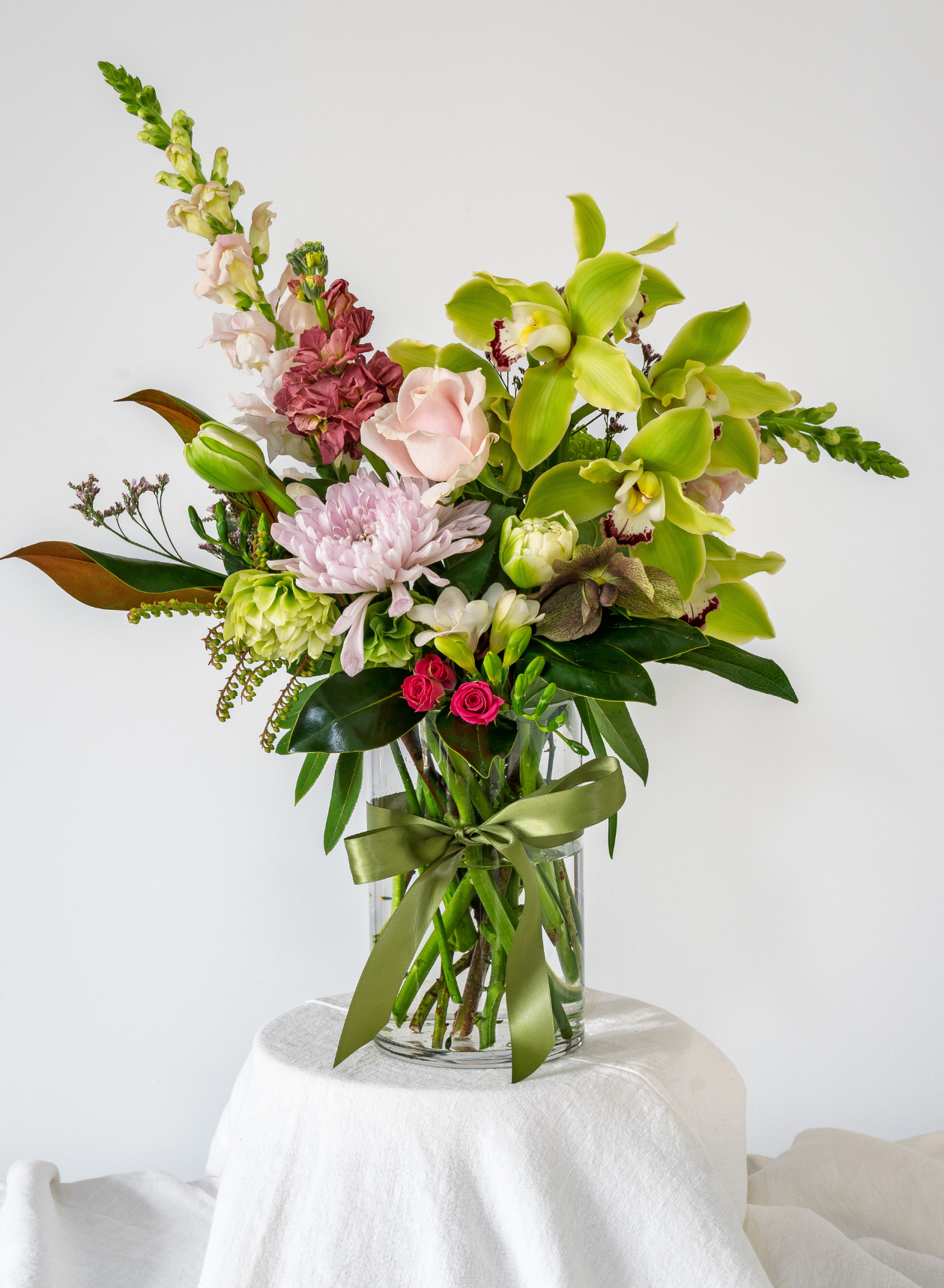 FRESH FLOWERS IN A VASE