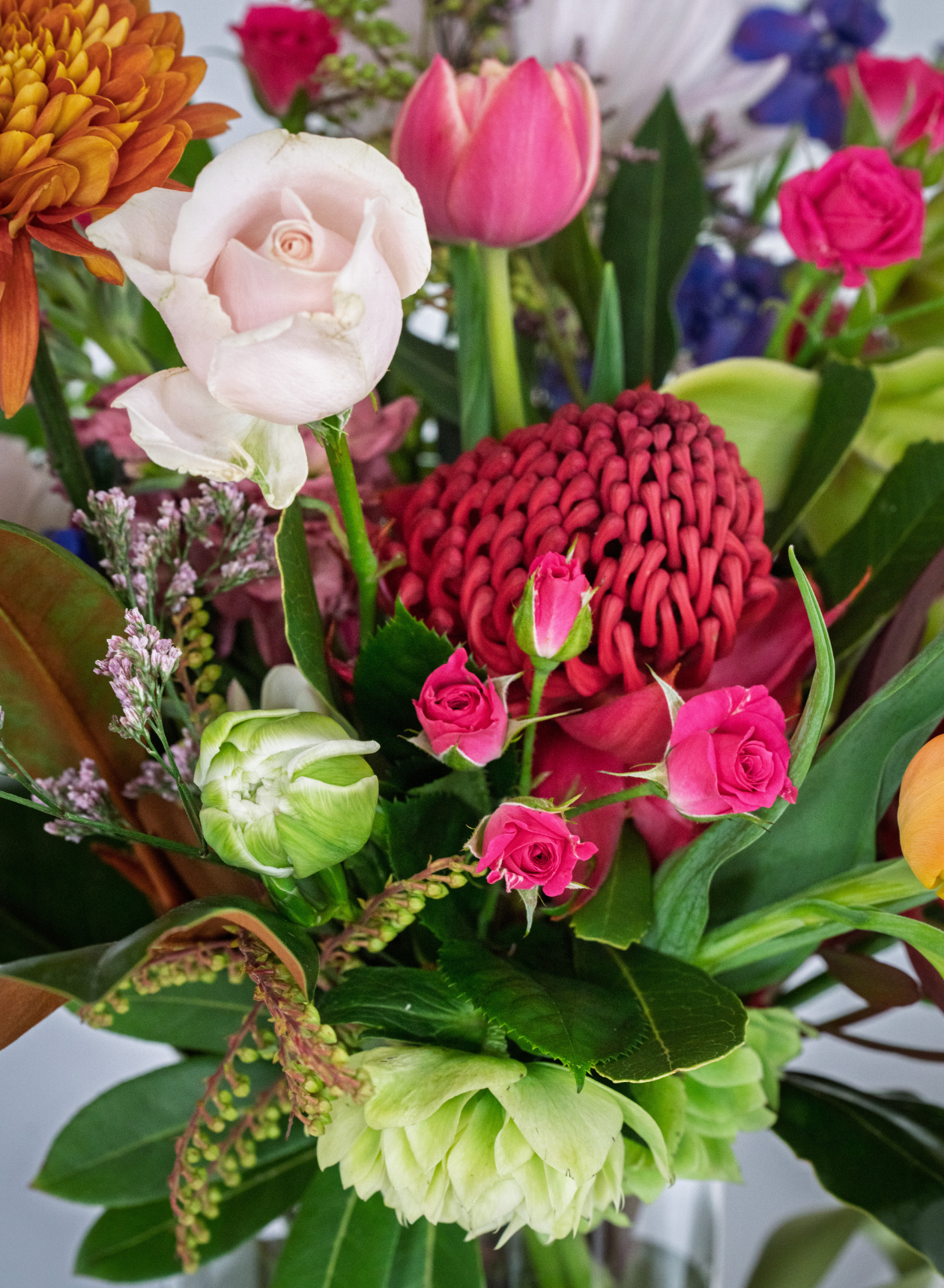 FRESH FLOWERS IN A VASE