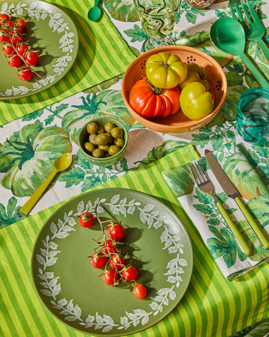 VINES PLATE - GREEN