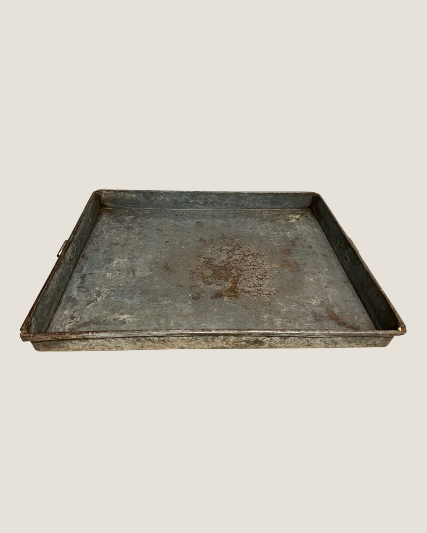 Vintage Iron Tray-  Rectangle - Large
