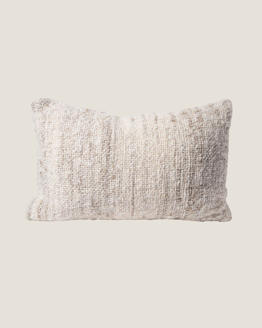 WABI CUSHION COVER 100% RECYCLED LINEN - IVORY
