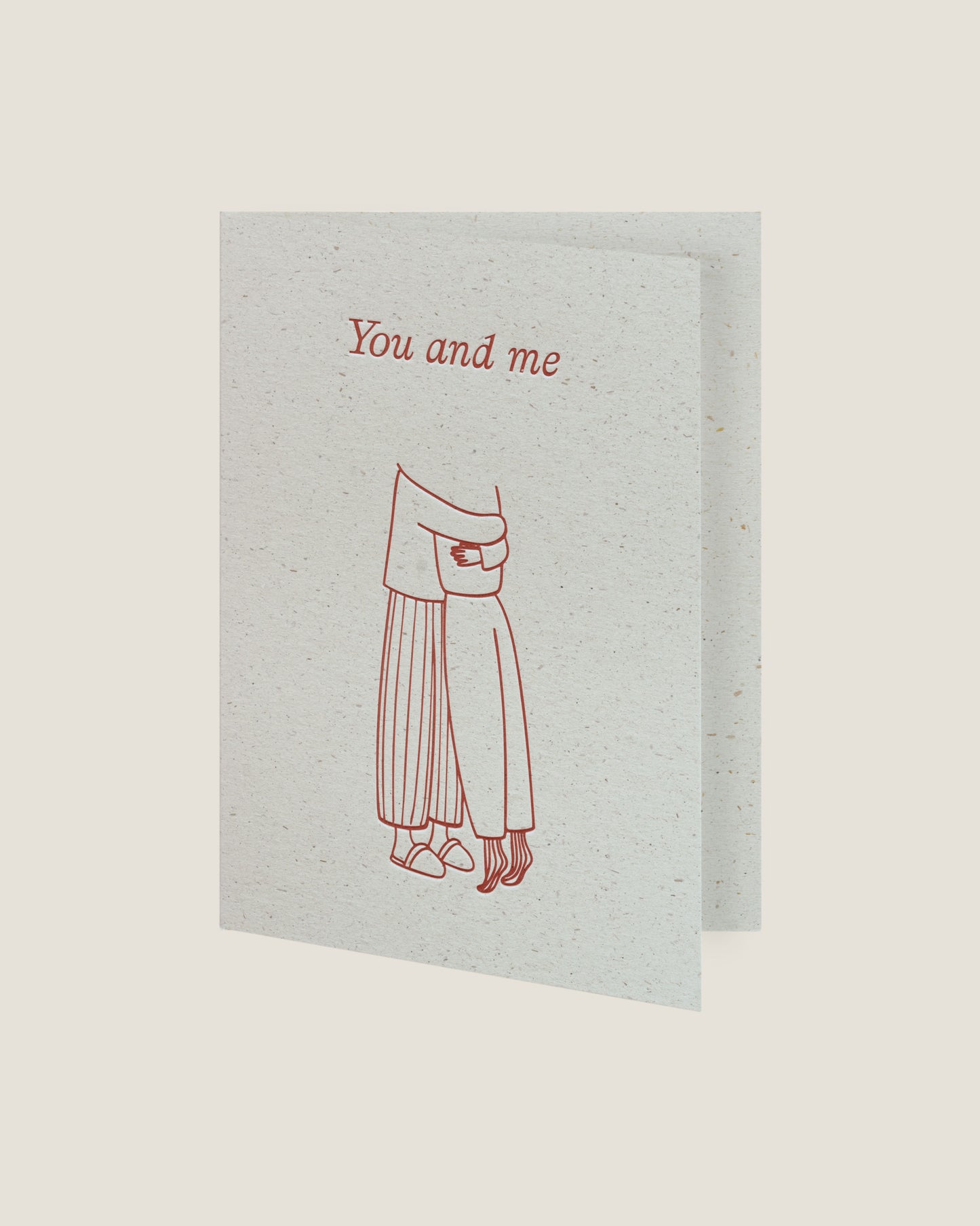 YOU AND ME - SHORT TALK GREETING CARD