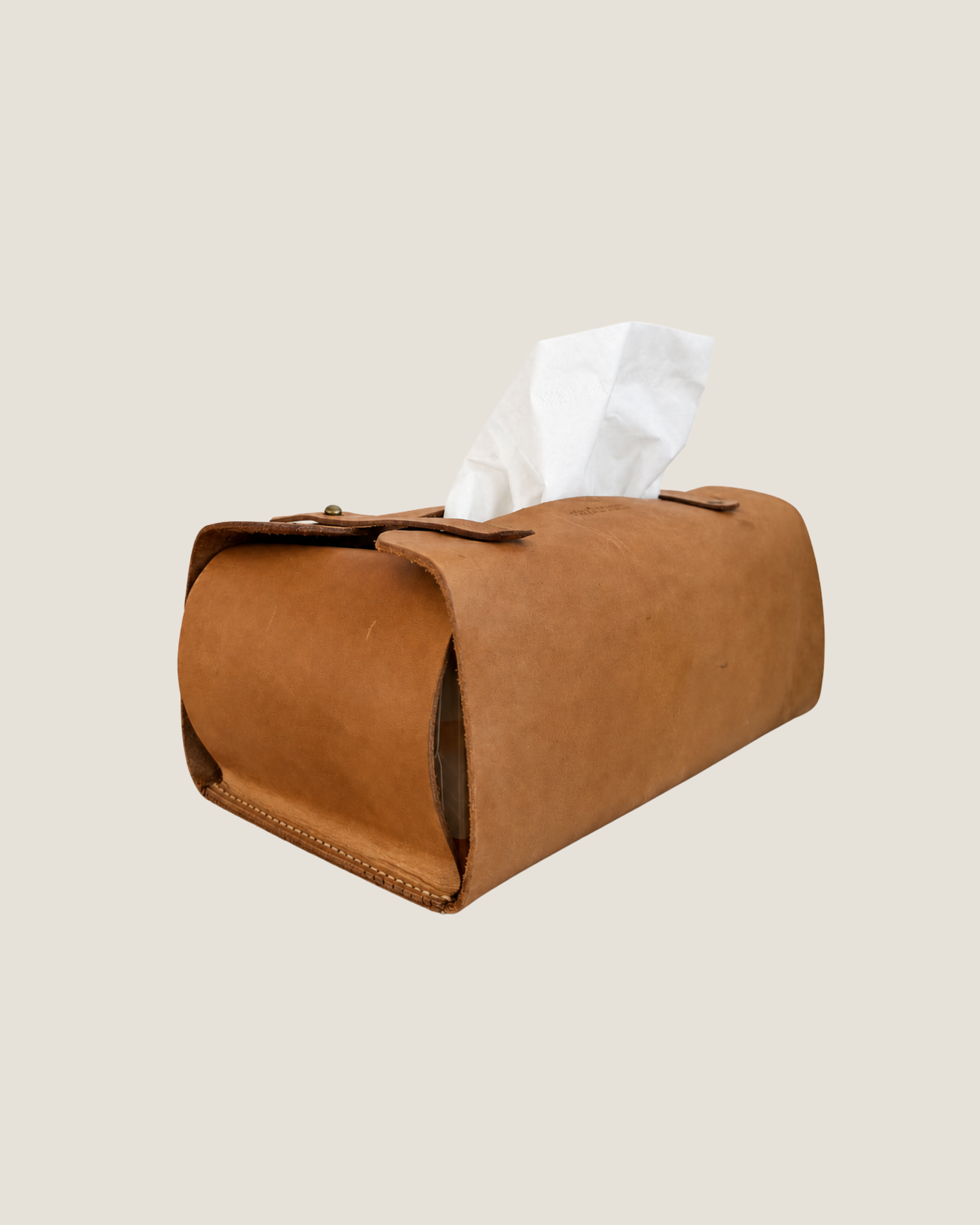 LEATHER TISSUE BOX COVER