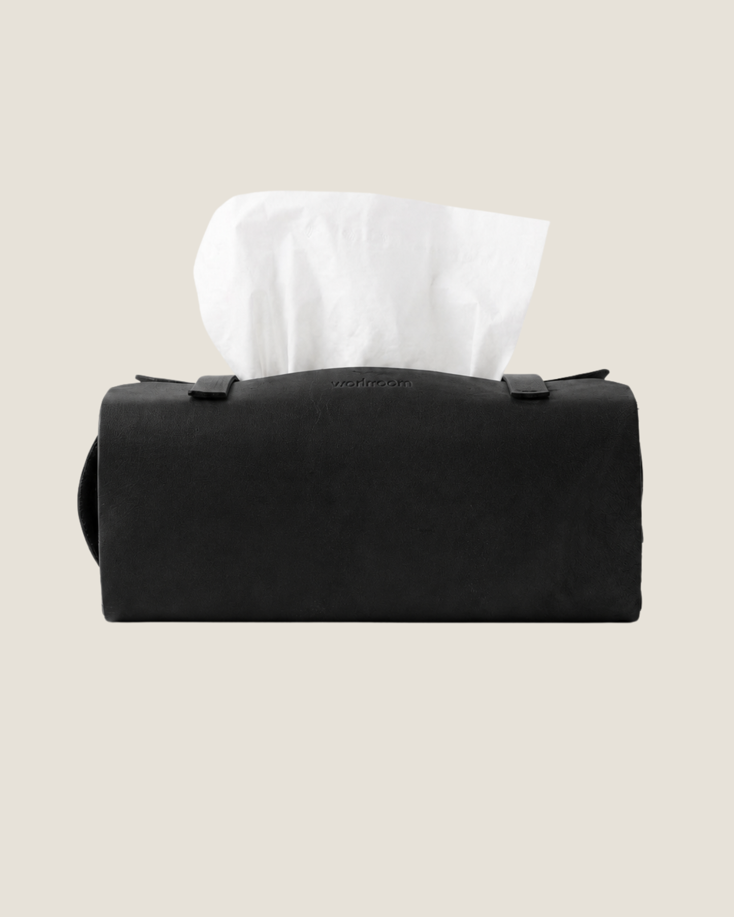 LEATHER TISSUE BOX COVER