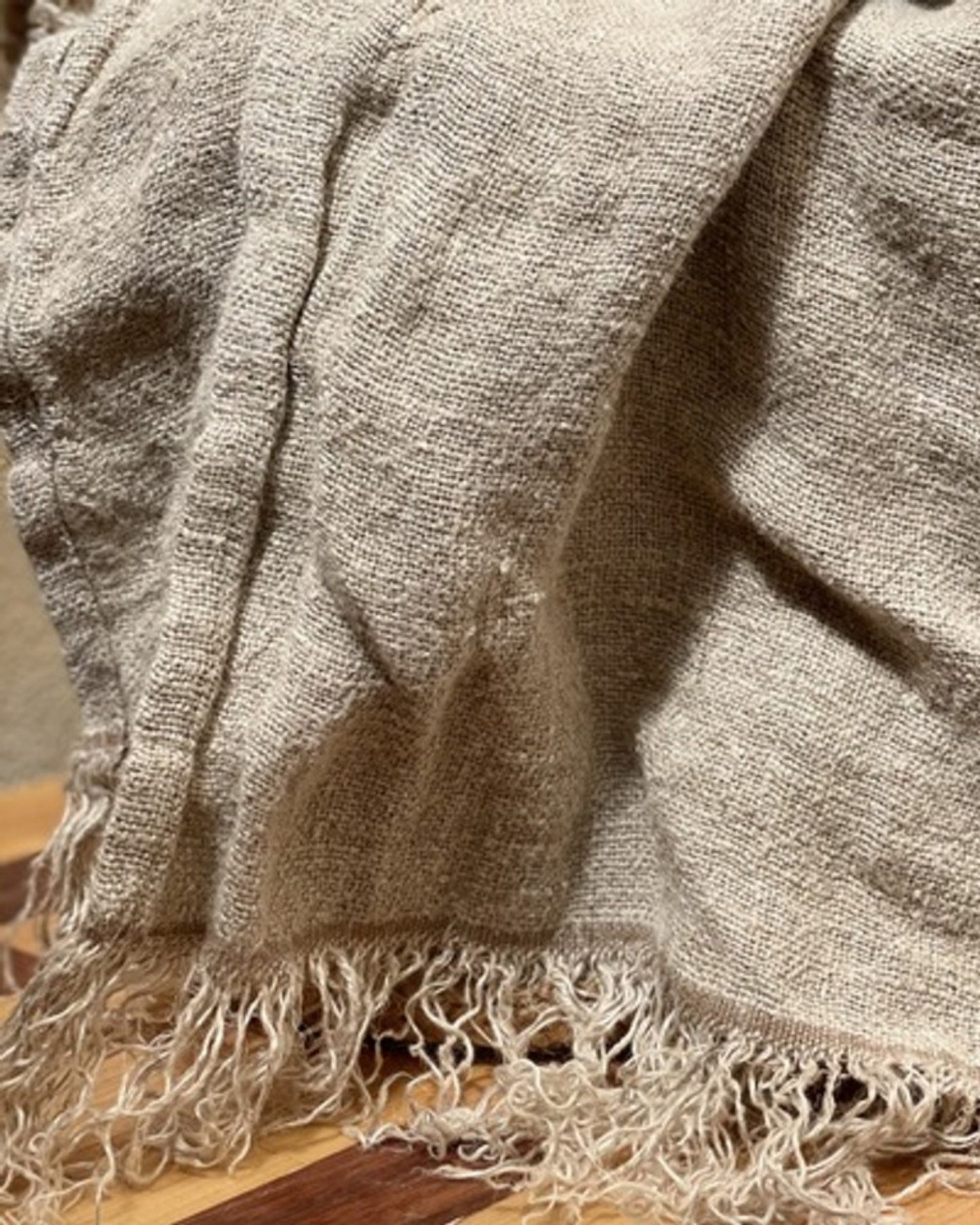 ANGASTON LINEN HAND TOWEL - NATURAL
